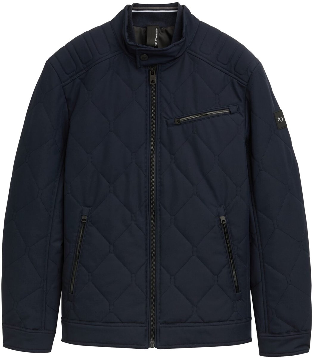Tom Tailor - Jas - Maat S - Mannen - MARINE - polyester
