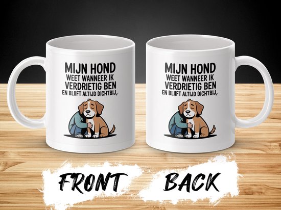 Tasse « Mon chien sait », amour des animaux, cadeau pour propriétaire de chien, tasse avec citation drôle sur les chiens, tasse d'amour pour les animaux de compagnie, meilleur ami, compagnon canin