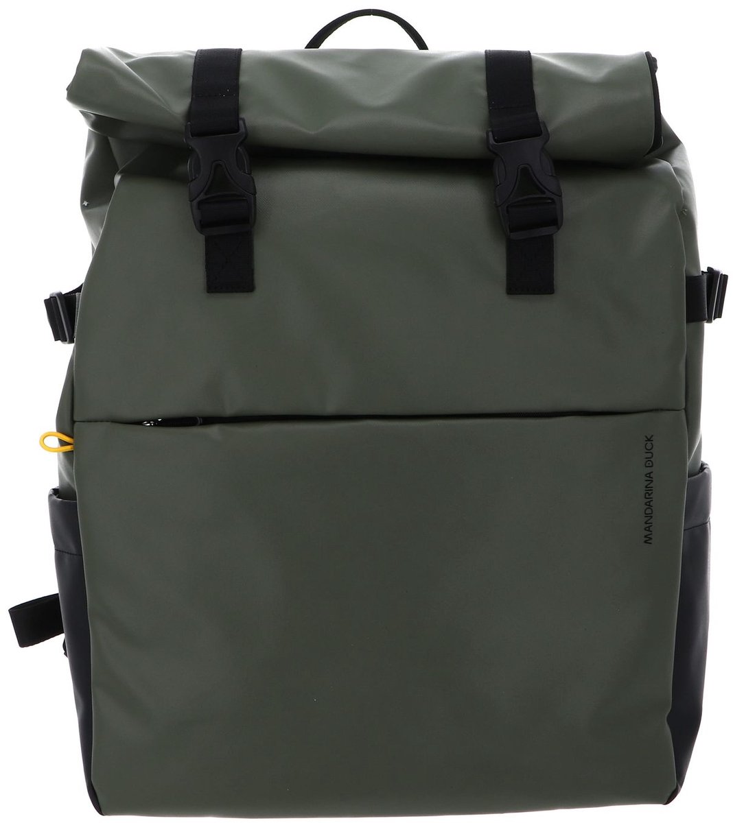 Sac à Dos Mandarina Duck Eco Coated Noir, Pour Ordinateur, Unisexe, Neuf