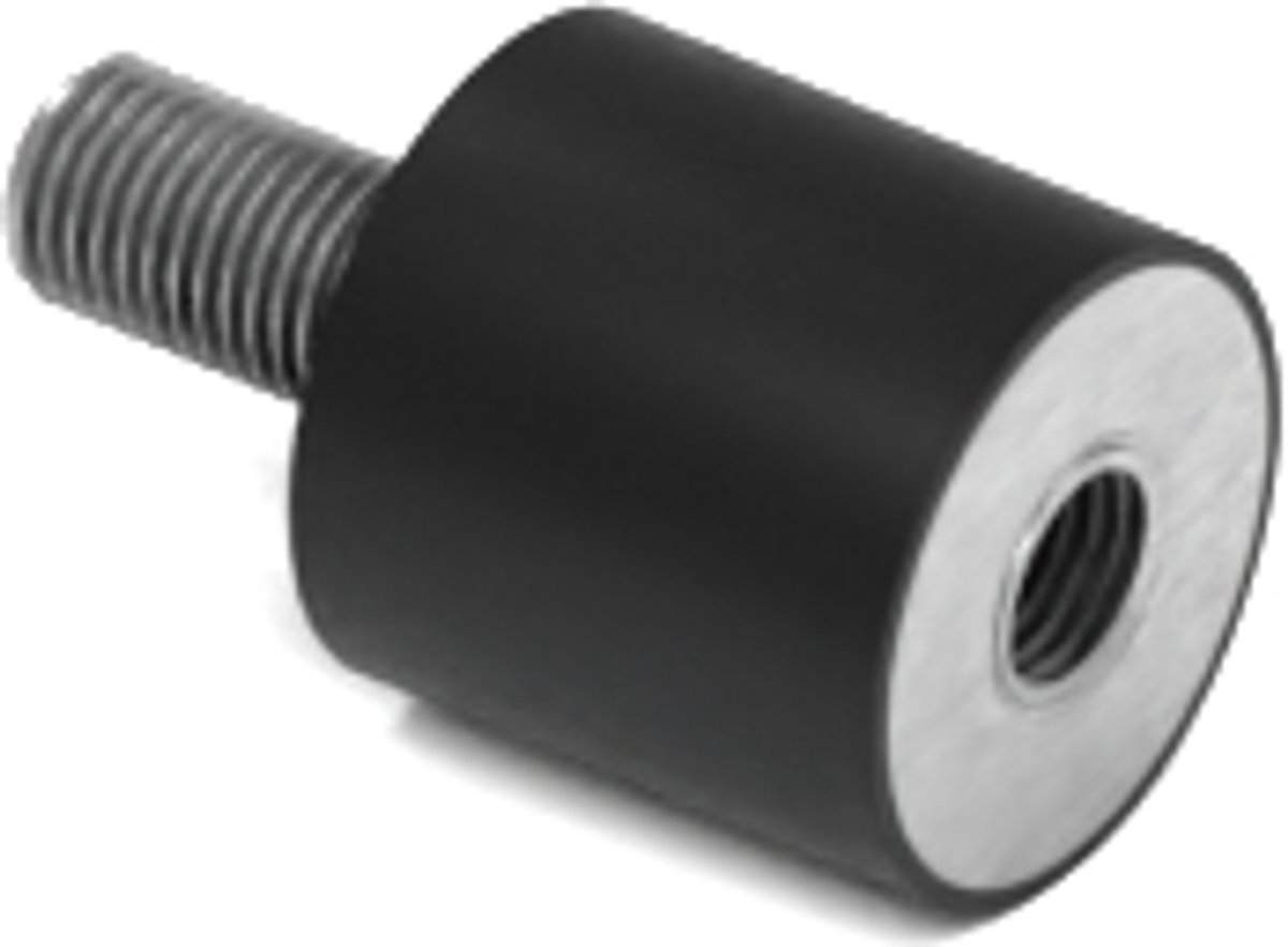 Rubbermagazijn - Trillingsdemper Type B 8x8mm - M3 - Set 10 stuks
