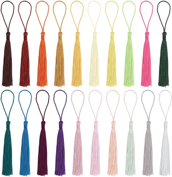 Mardatt 100 Stuks Knutsel Mini Kwasten Set, 13 cm / 5 Inch