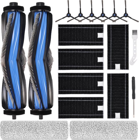 Lot de 15 accessoires pour ECOVACS DEEBOT X8 Omni/X8 Pro Omni, 1 brosse Lot de 15 accessoires pour ECOVACS DEEBOT X8 Omni/X8 Pro Omni, 1 brosse