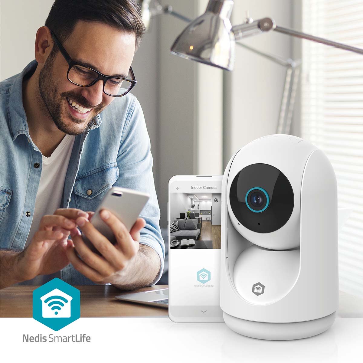 Nedis SmartLife Beveiligingscamera 3MP Full HD met Nachtzicht - afbeelding 3