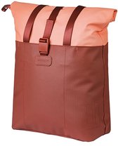 Basil Vive - Enkele fietstas - 15-20 Liter - Waterdicht - Reflectie details - Gerecycled materiaal - MIK Hooks - Incl. laptopvak - rood/roze