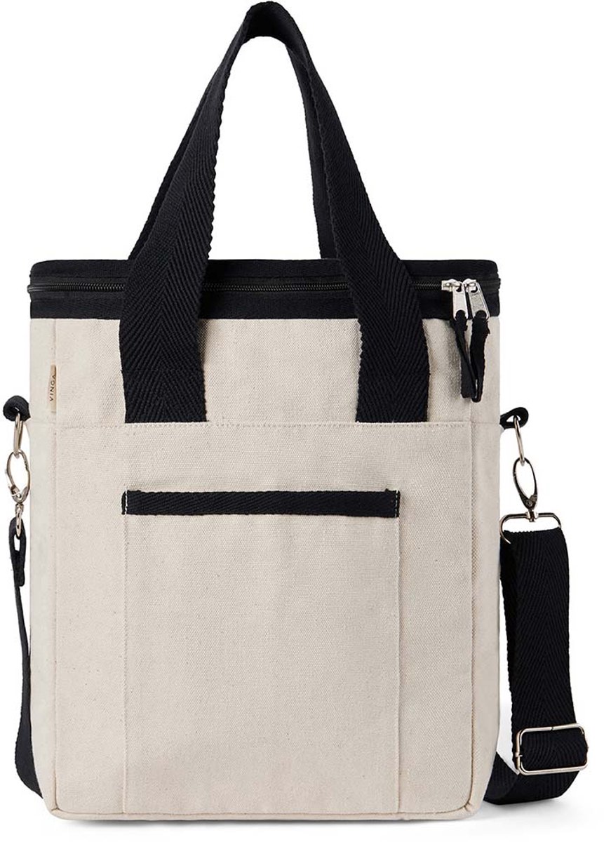 Volonne Aware™ Gerecyclede Canvas Koeltas - Gebroken wit