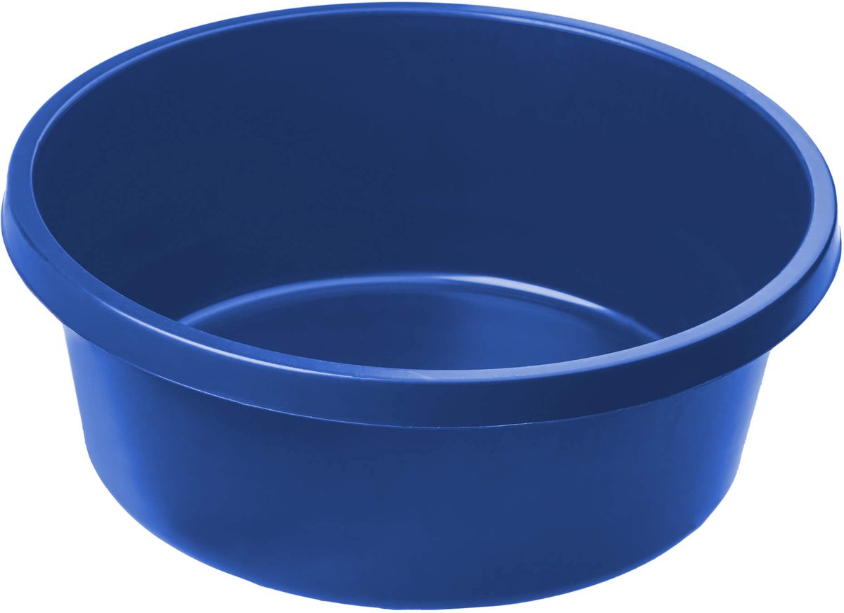 KADAX mortelbak, bouwemmer, mortelbak met handgrepen, mortelemmer van kunststof, ronde emmer voor bouwplaats, tuin, stabiele wateremmer, cementemmer, schoonmaakemmer (1, 11,5 l)
