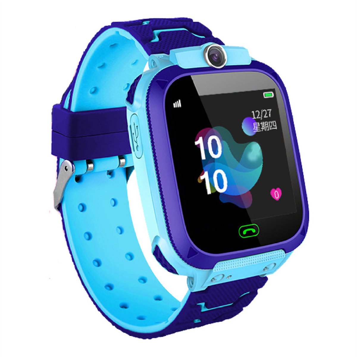 Kinder Smartwatch - HD Camera met GPS & Bellen - Waterdicht en Real-time Locatie - Geschikt voor Jongens en Meisjes - Blauw - 1.44 inch - 1 Stuk