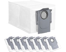 Accessoireset met 8 stofzuigerzakken Geschikt voor de Roborock Q Revo-robotstofzuiger, grote inhoud van 2,7 l, wegwerponderdelen