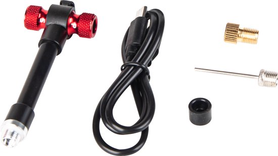 Dresco Elektrische Fietspomp Compact - 125 PSI - USB-C Oplaadbaar - Voor Fiets, Motor en Bal van Dresco — afbeelding 2