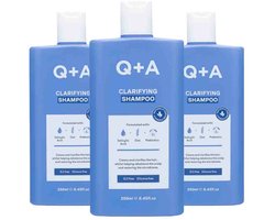 Q+A - Clarifying Shampoo - 3 x 250 ml - Voordeelverpakking