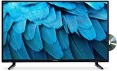 MEDION Full HD TV 100,3 cm (40 inch) (geïntegreerde dvd-speler, triple tuner DVB-T2 DVB-C DVB-S2, 2 x HDMI, USB, sleeptimer, mediaspeler, VESA, CI+), MD840001, zwart
