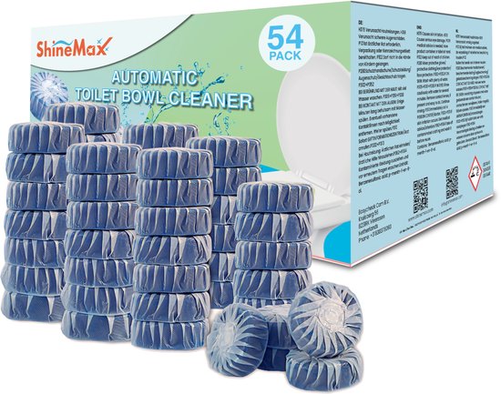 thumbnail: RMBO WC-blokjes – 50 Stuks Voordeelverpakking – Voor Geberit & Grohe Inbouwreservoirs – Blauwe Spoeling, Frisse Geur