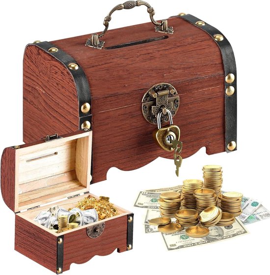 Houten Spaarpot - Snel Geld Sparen met een Praktische Spaarbox