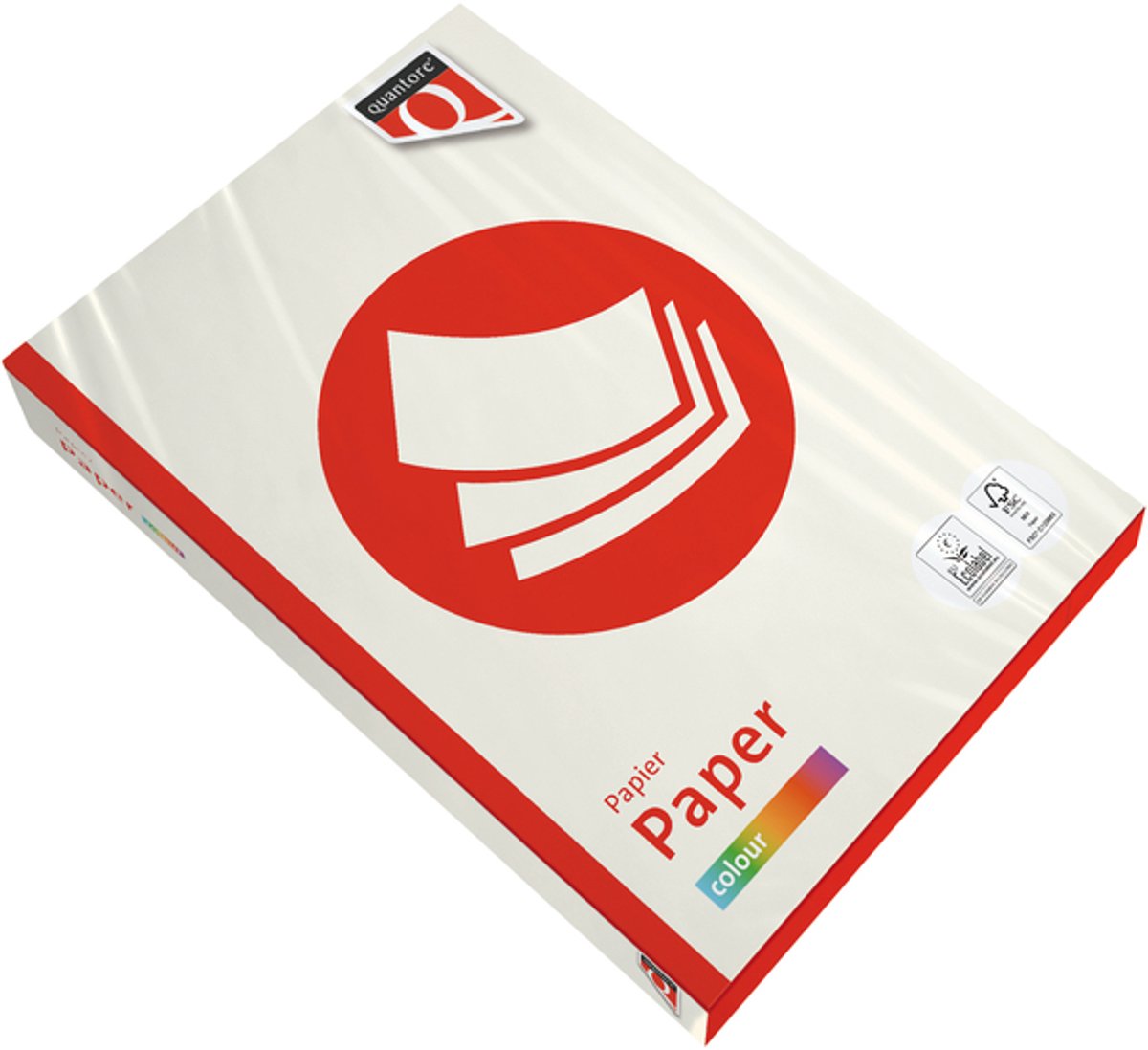 Kopieerpapier quantore colour a4 120gr roomwit