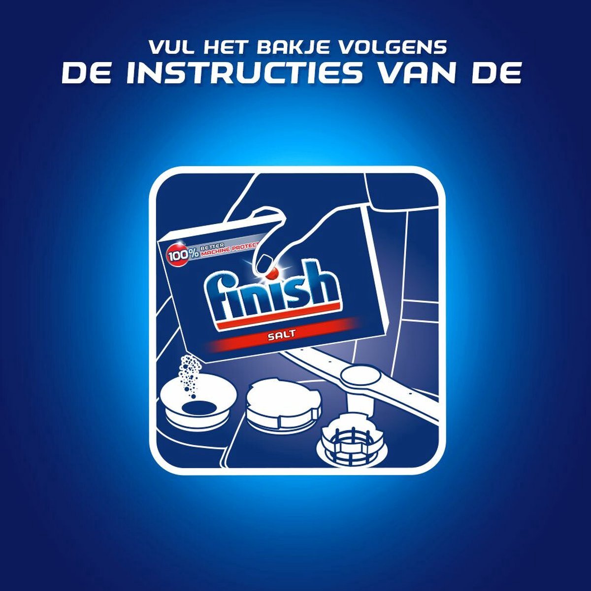 Finish vaatwaszout 4kg doos - zout voor de vaatwasser + Finish Glansspoelmiddel Citroen 800ml — afbeelding 5