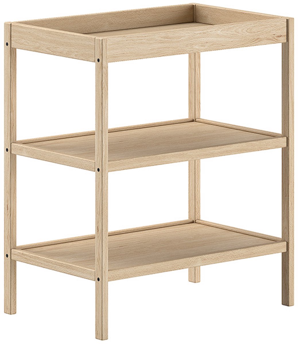 Verzorgingstafel Dino met twee legplanken - dennenhout - Vipack - Verzorgingstafel - Bruin - Hout