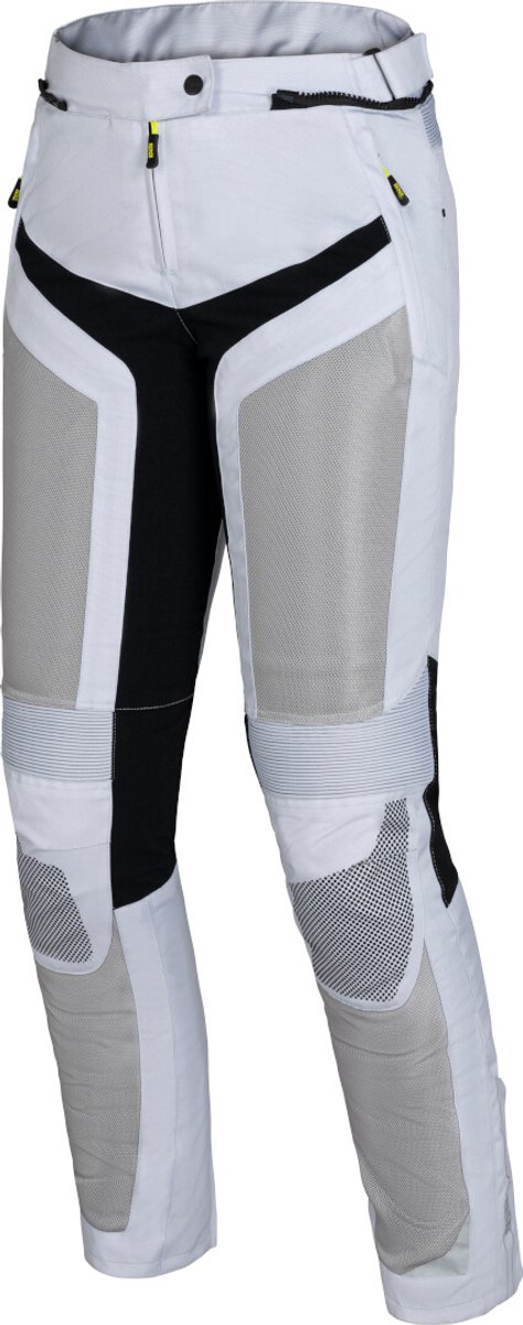 IXS Trigonis-Air Dames Light Grijs Zwart Textiele Motorbroek - Broek