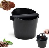 Knock Box Porte-filtre En Acier Inoxydable 1600ml - Pour Vider Le Marc Facilement, Silencieux Et Antidérapant