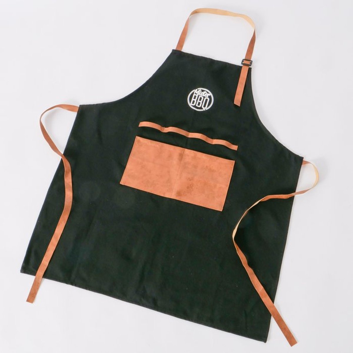 Boltze - Schort - Apron - BBQ - Mister BBQ - BBQ Schort - Zomer - Zwart/Bruin