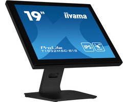 iiyama ProLite T1932MSC-B1S computer monitor 48,3 cm (19") 1280 x 1024 Pixels Full HD LED Touchscreen Tafelblad Zwart