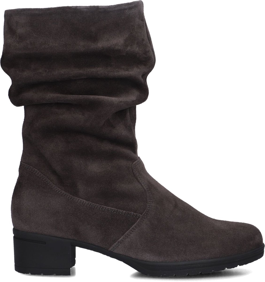 Hartjes Sue D Laars Enkellaarsjes - Enkelboots met rits - Dames - Grijs - Maat 40