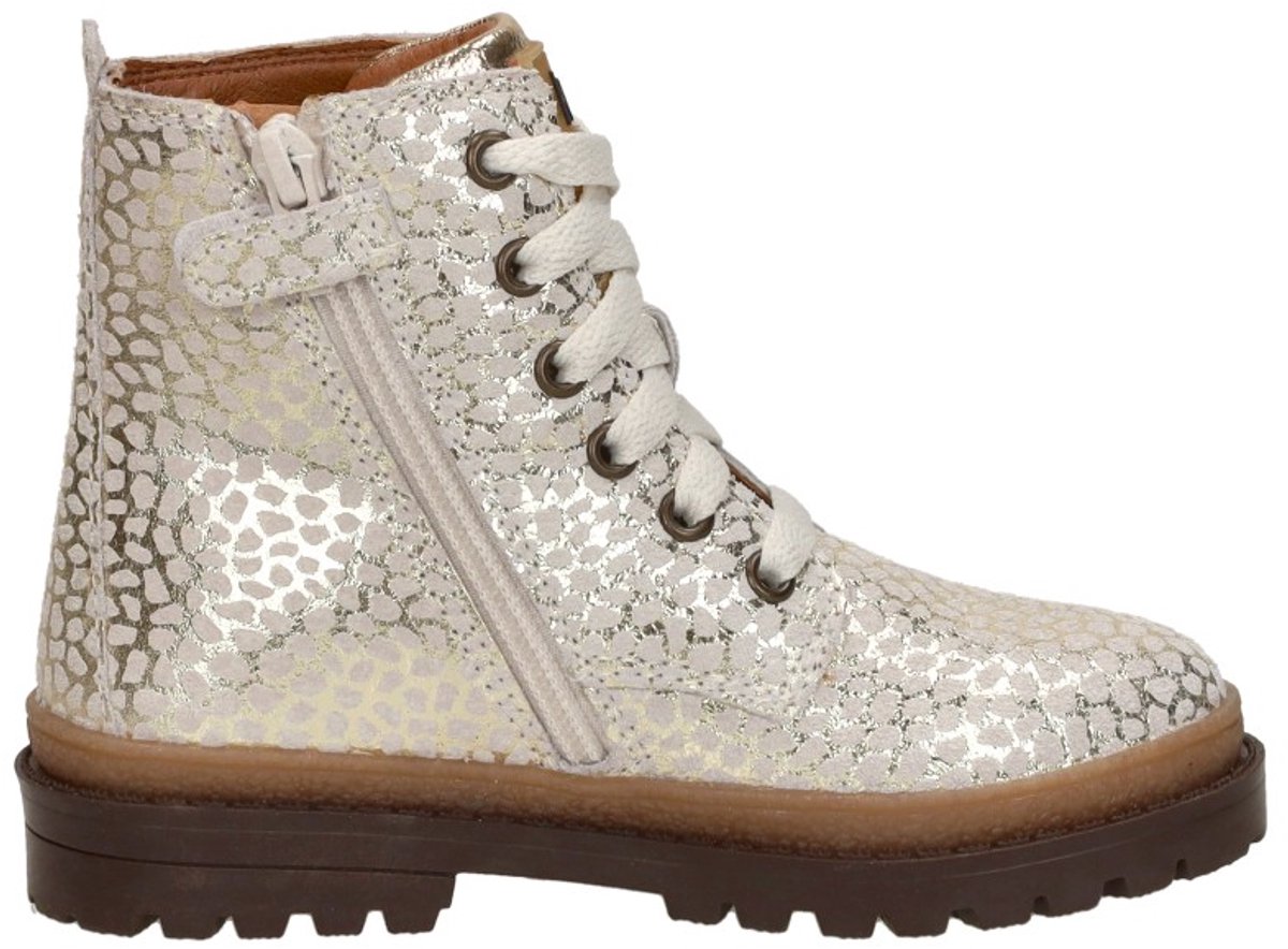 KEQ Veterschoen hoog Veterschoen hoog - Goudkleur - Maat 22