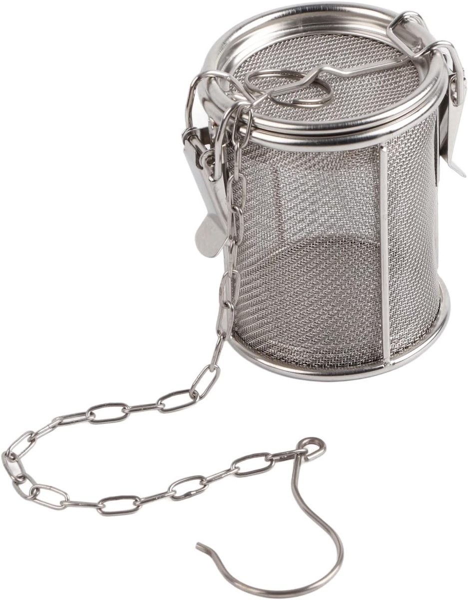 Zerodis Stainless Steel Tea Ball Strainer Soup Spices Spice Separated Basket Filter