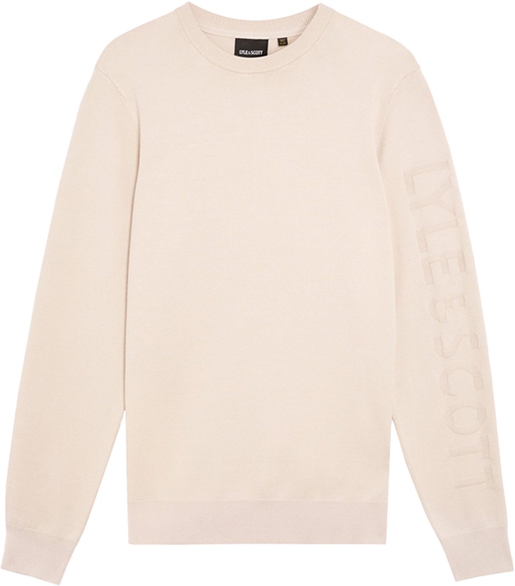 Lyle & Scott Mesh Logo Crew Neck Jumper