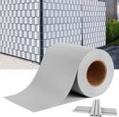 PVC Privacyband Tuinscherm – Duurzaam, UV-bestendig & Weerbestendig – 65m – Grijs