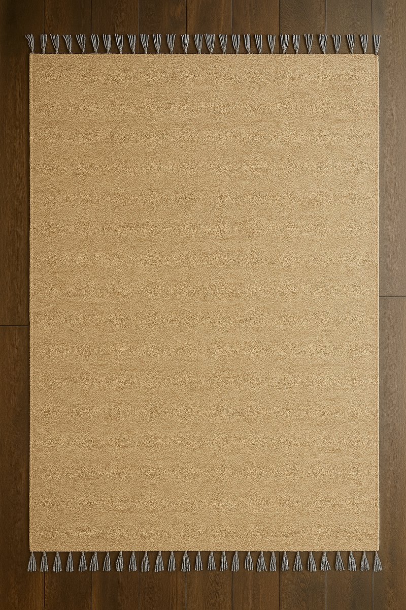 Kelima – Handgemaakt Kelim Vloerkleed – Wol – 200 x 300 cm – Naturel
