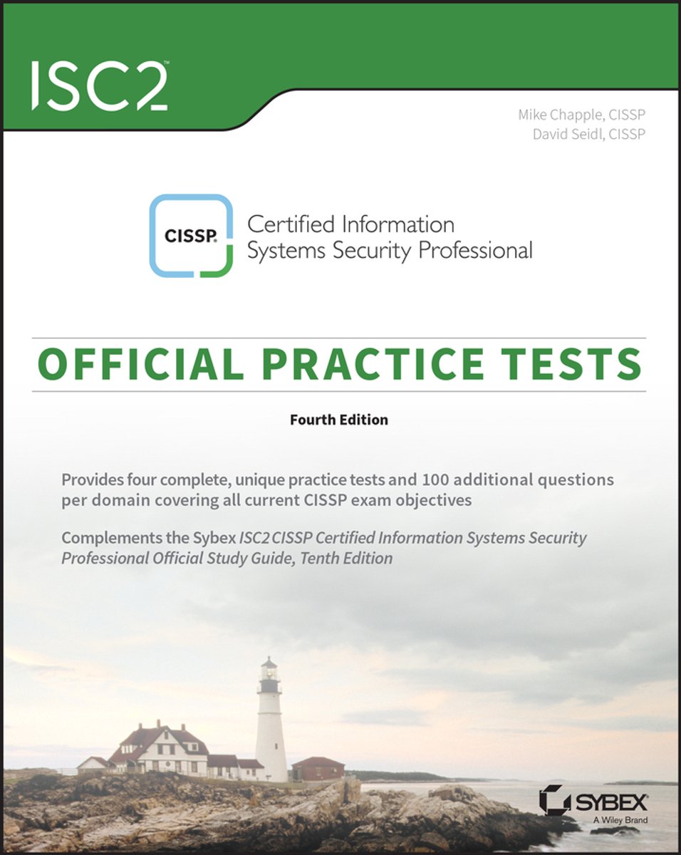 Omslag van ISC2 CISSP Certified Information Systems Security Professional Official Practice Tests