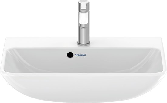Lavabo Compact, 600x400 mm, avec 1 trou, blanc alpin