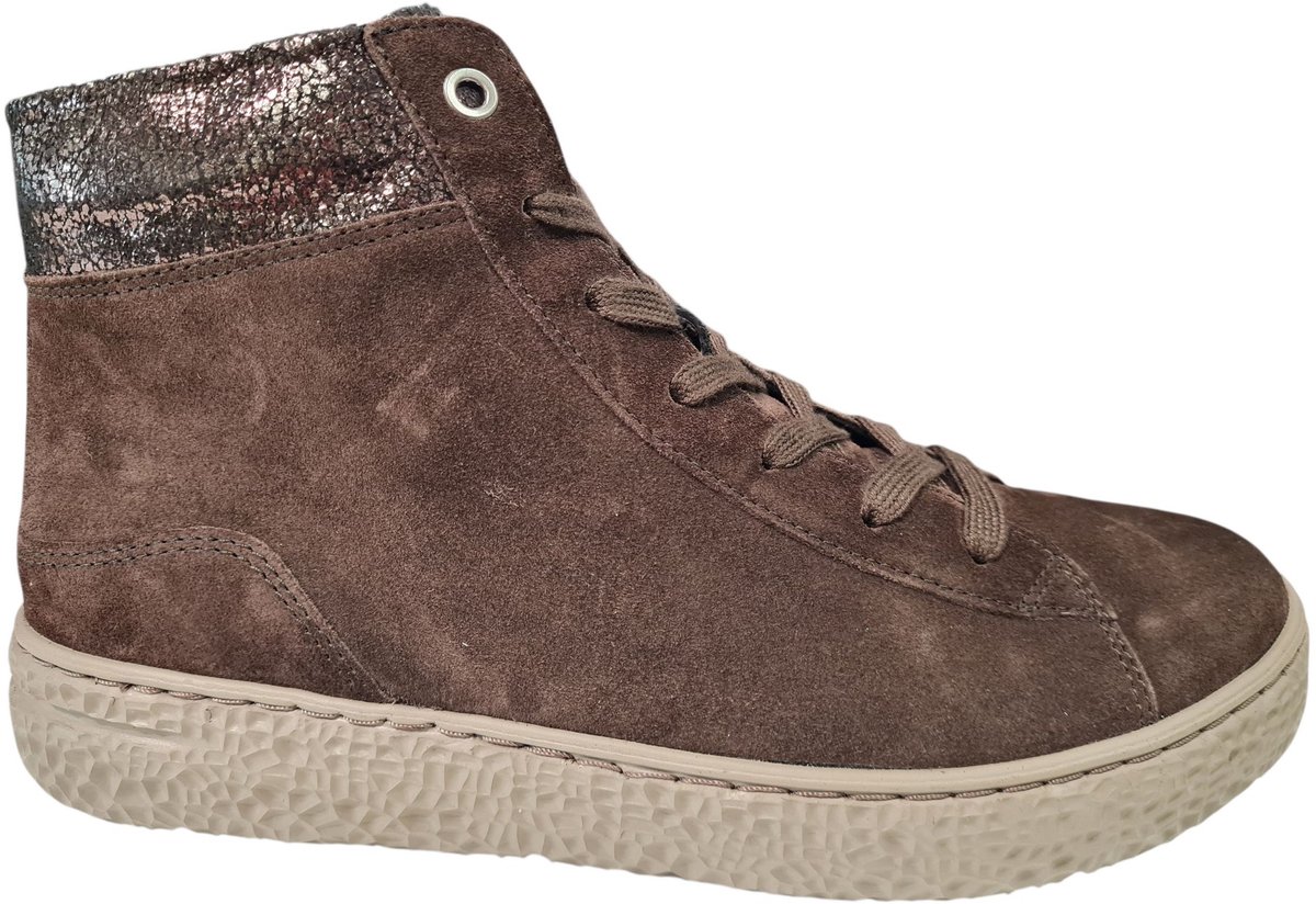 Hartjes, 172.1404, 172.1404/34 77.36, Donkerbruine veterboots wijdte H | Maat 6/39