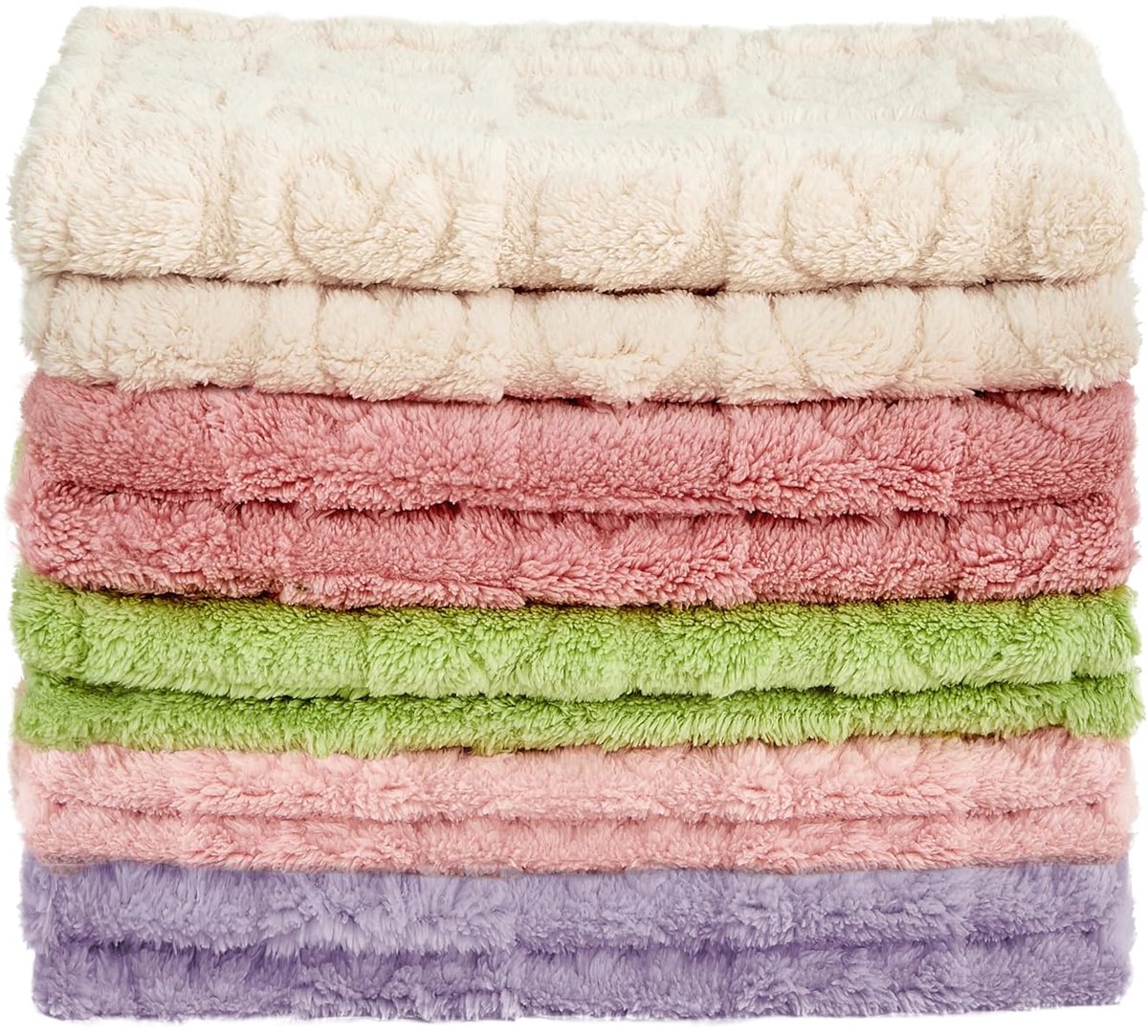 Fleece babydeken met hartjesruit, ultrazachte, gezellige babydekens voor meisjes en jongens, zachte baby- en peuterdekens voor pasgeboren baby's en kinderwagens, 76 x 102 cm (lichtroze) 01 lichtroze 76 x 102 cm