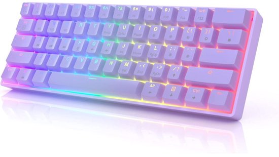Mechanical Keyboard - Mechanisch Toetsenbord Gaming - Paars