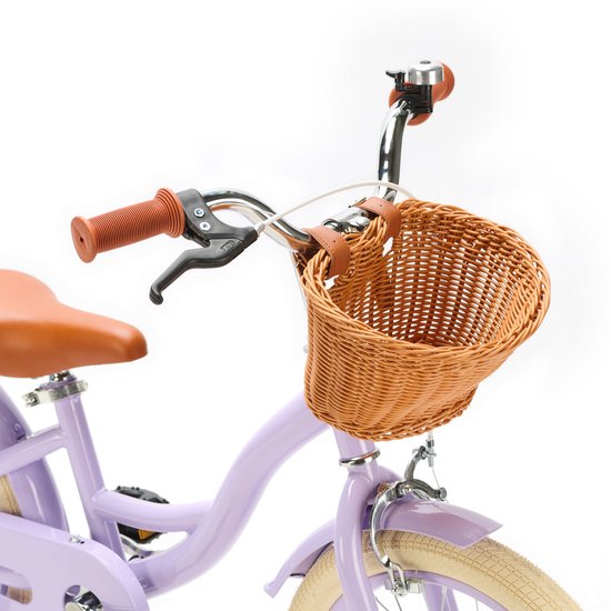 Generation Blanco 16 Inch Lila - Kinderfiets met Mandje van Generation Blanco — afbeelding 4