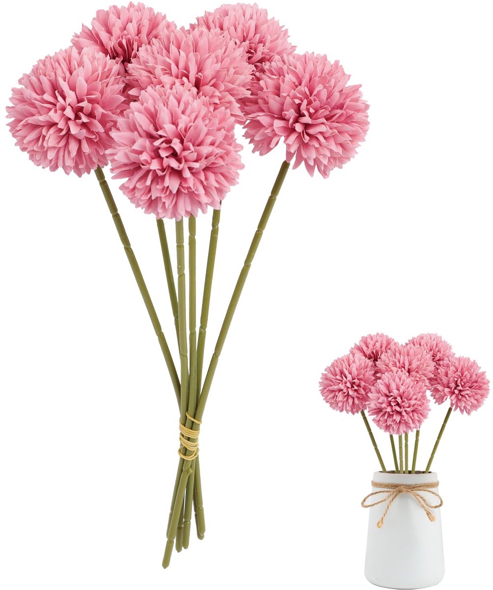 Ibenzoa Realistisch uitziende kunstmatige hortensia's voor veelzijdige decoratie en allergievrije omgeving Roze