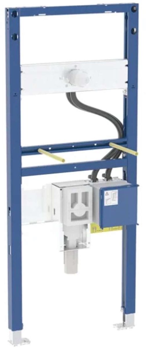 Geberit Duofix - Wastafelmontage-element, 130 cm, voor wandmengkraan met functiebox en inbouw-stankafsluiter 111.561.00.2