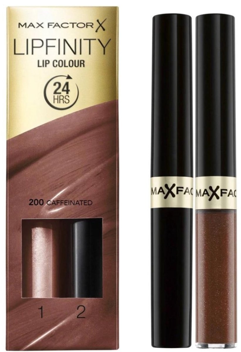 Max Factor Lipfinity Lip Colour 2-step Long Lasting Lippenstift - 350 Essential Brown