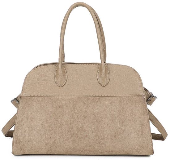Sac Velna D.TAUPE - Gallantry - cuir - suedine - femme