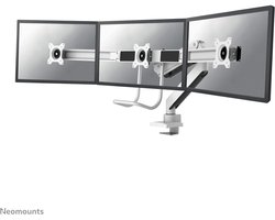 Neomounts NM-D775DX3WHITE Crossbar monitorarm 3 schermen - 17-27" - 1-6 kg/scherm - gasveer - 180°-stop - Topfix - wit