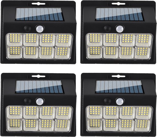 ELLASAY Wandlamp op zonne-energie, voor tuin, hek, 2-1200 mAh, Up and Down zonnelamp voor buiten, IP65, waterdicht, krachtige verlichting met 3000 K/4000 K/6500 K