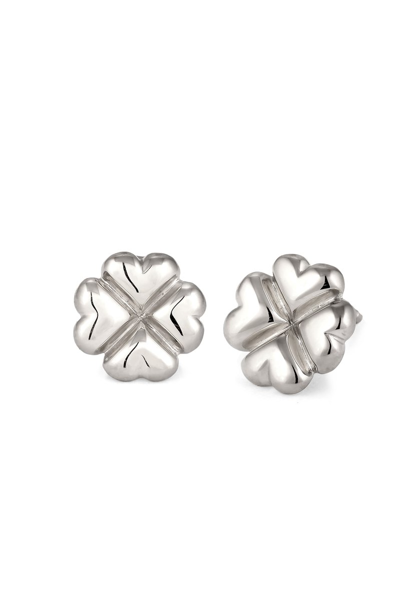 Elli - Oorbellen - Oorbellen Vrouwen Klaverblad 925 Sterling Zilver -