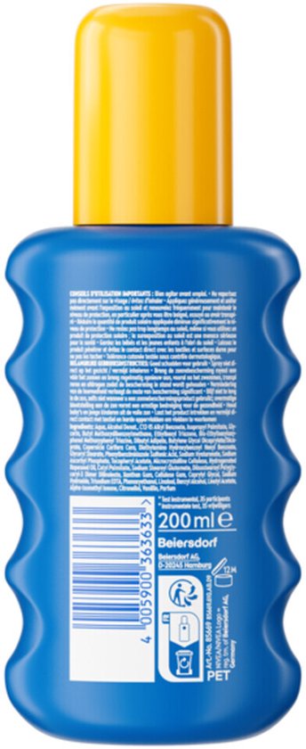 NIVEA SUN Protect & Hydrate Zonnebrand Spray - SPF 50 - Zonnespray - Hydrateert - Met Vitamine C - 200 ml