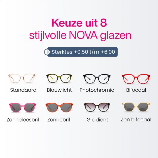 Lunette de lecture Vista Bonita Nova-Salinas Pink-+2.50