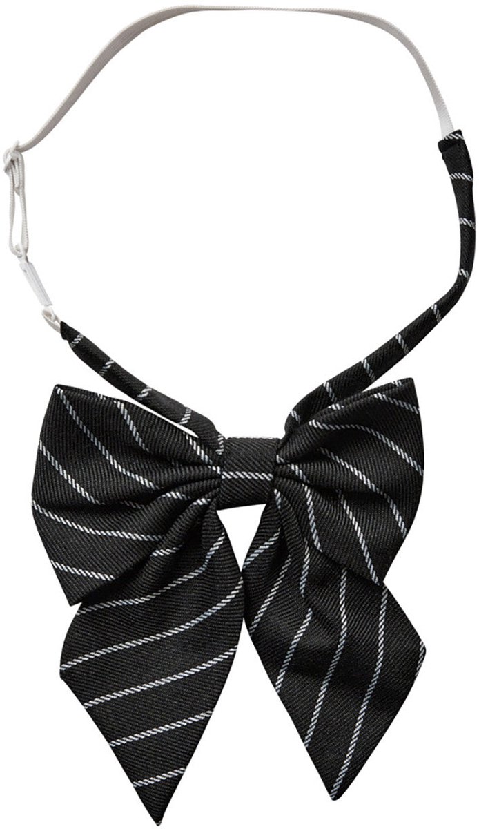 Co Couture NilaCC Stripe Bow strik zwart