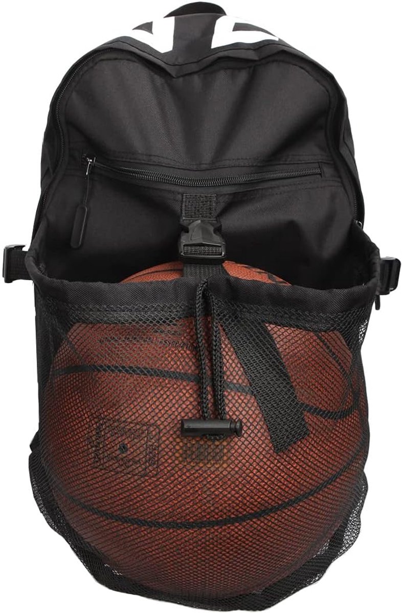 Grote basketbalrugzak voor mannen, vrouwen, jongens, meisjes, jeugd, volleybal, voetbaltas, sportrugzak met balcompartiment, sporttas