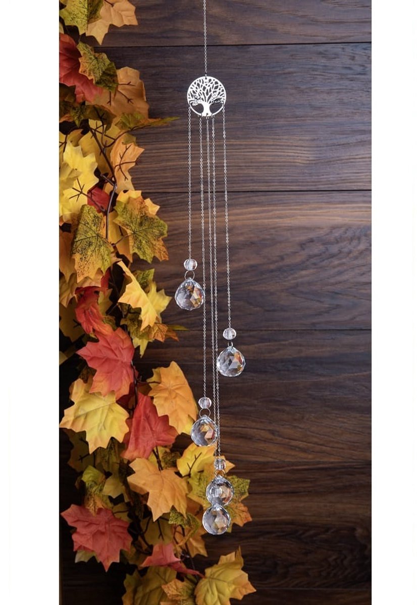 BERK Raamhanger suncatcher Levensboom Zwart