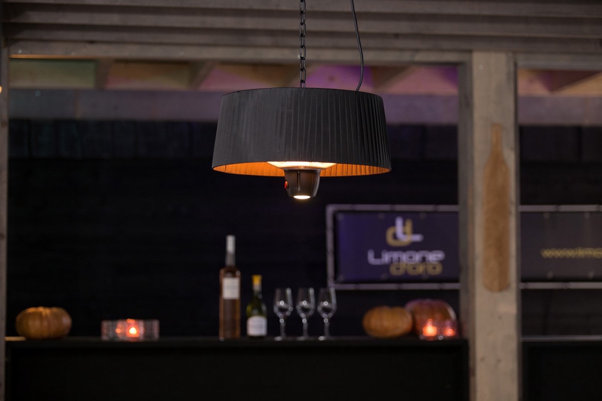 Sunred Artix Bright 1500 W - Hanging patio heater - Black