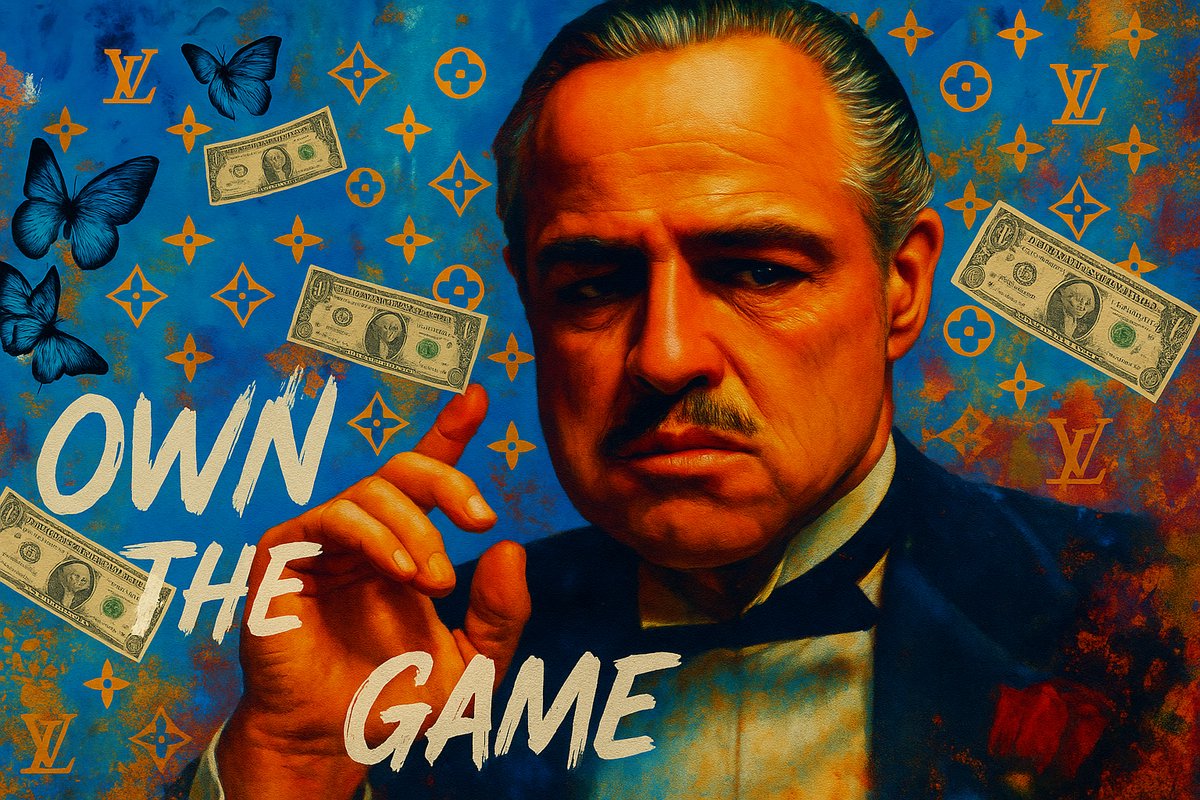 The Don 'Own The Game'- Luxe Wanddecoratie van Art-Empire – Plexiglas 5mm – Zwevend Aluminium Ophangsysteem – Galerie-kwaliteit op Maat